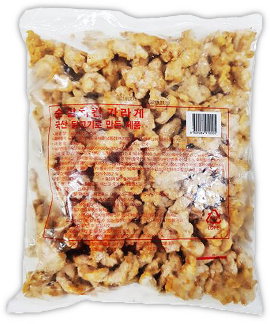 업소용 PC방 분식 음식 순살 치킨 가라아게 3kg, 1개