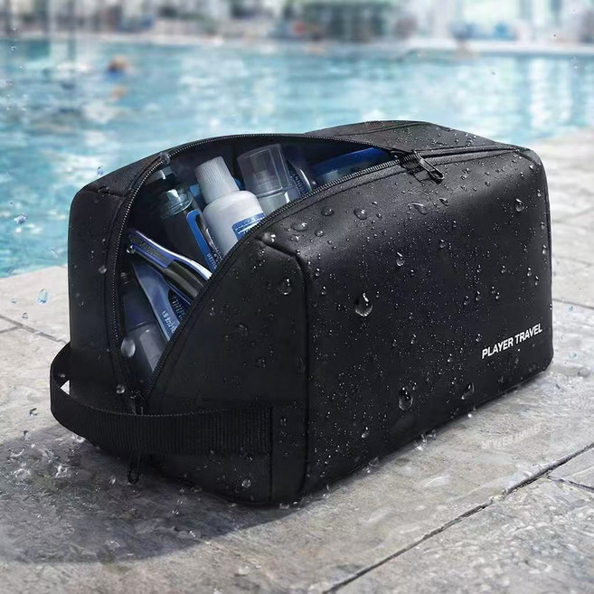 이지굿리빙 여행용 남성용 방수 세면백 파우치 남자 사우나 가방