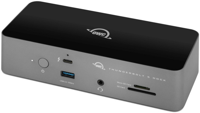 OWC Thunderbolt 5 Dock 11-in-1 썬더볼트5 도킹스테이션, 1개, 스페이스 그레이
