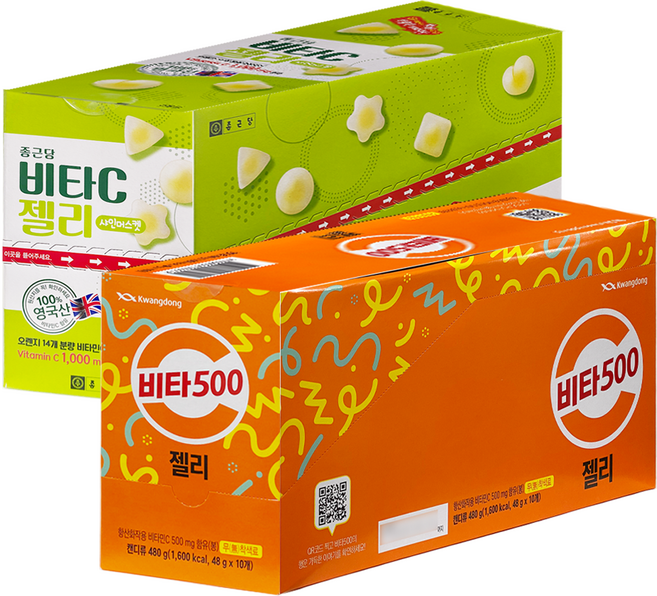 종근당 비타C젤리 샤인머스켓맛 1박스 + 비타500젤리 1박스, 42g, 1개