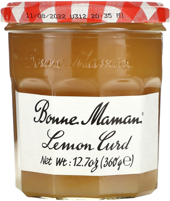 Bonne Maman 레몬 커드 12.7 oz (360g) 2팩, 360g, 2개