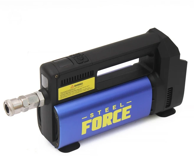 스틸포스 충전 콤프레샤 탱크리스 미니 콤프레셔 마끼다 타입 배터리 사용 TH-BAC88, 1개 - 쿠팡