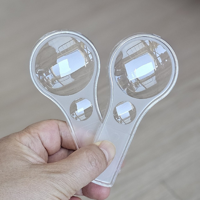 영영상사 휴대용 돋보기 소형 화이트, 2개, 영영상사 돋보기