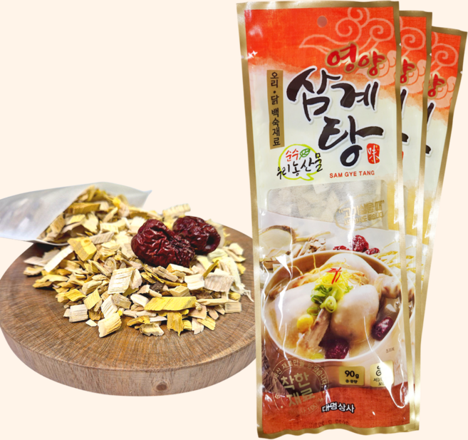 대명상사 영양 삼계탕 재료, 20개, 90g