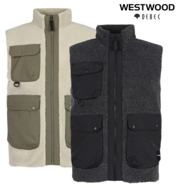 웨스트우드 대전세이브존 남성 우븐 플리스베스트 WN3MCVT6290