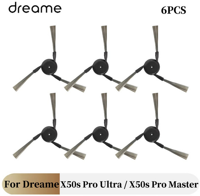 드리미 X50s 프로 울트라 / X50s 프로 마스터 / 매트릭스10 매트릭스 10 울트라 부품 액세서리 메인 사이드 브러쉬 필터 걸레 먼지봉투, 6PCS 3