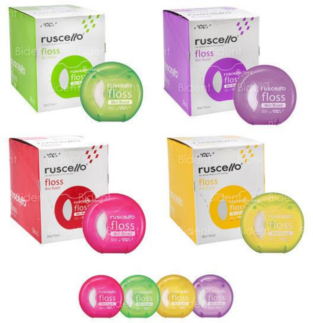 오늘출발GC ruscello floss 루셀로치실 (30mx6/pkg) 퍼플, 1롤, 6개