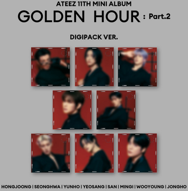 에이티즈 - 미니 11집 앨범 GOLDEN HOUR : Part.2 / 디지팩 버전 / 커버, 윤호