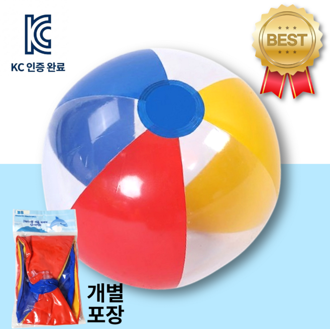 물놀이 비치볼 수박 삼색 비치공 해수욕장 계곡, 1개, 삼색볼, 26cm