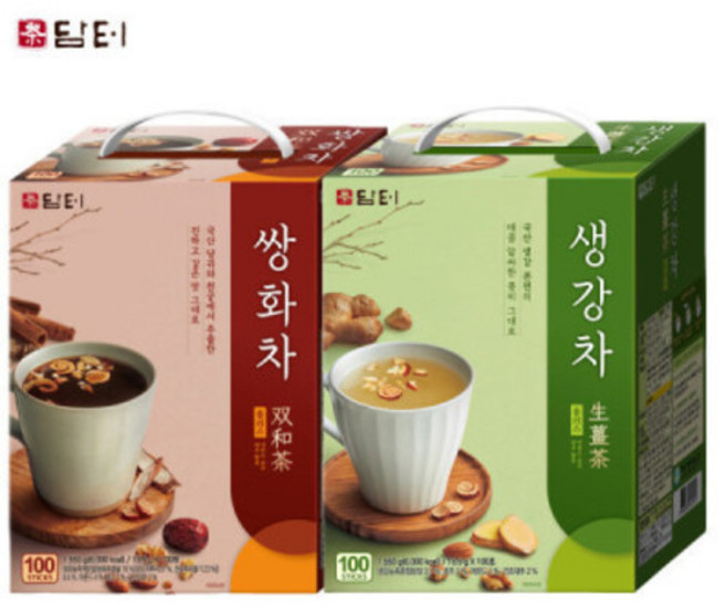 담터 전통차플러스 100개입 쌍화차생강차 택일, 생강차플러스 100입, 1개