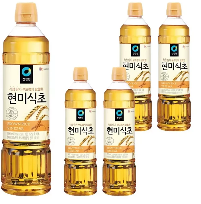 (1+1) 청정원 현미식초 900ml 5개 2Set, 1개