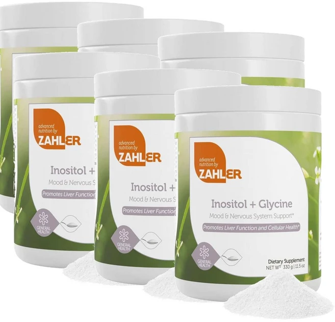 자일러 이노시톨 플러스 글리신 서플리먼트 파우더 Zahler Inositol Glycine, 6개, 330g - 쿠팡