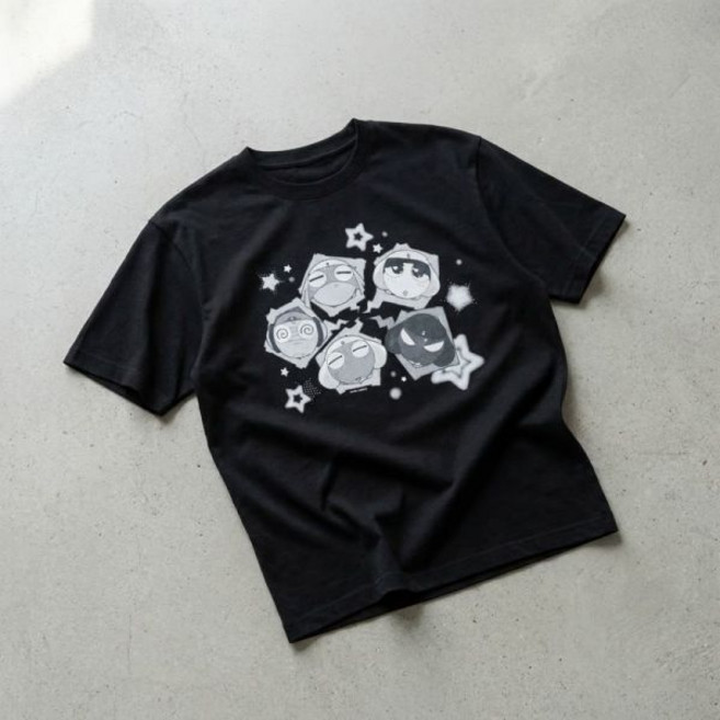 스파오 개구리 중사 케로로 반팔 티셔츠 GRAY SPRLG25U15