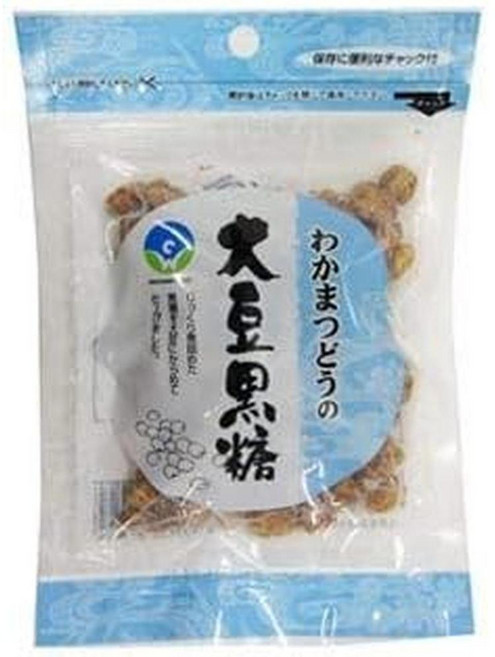 와카마츠토 콩 흑설탕 50g x 12봉 오키나와 기념품 콩 과자, 사이즈, 12개