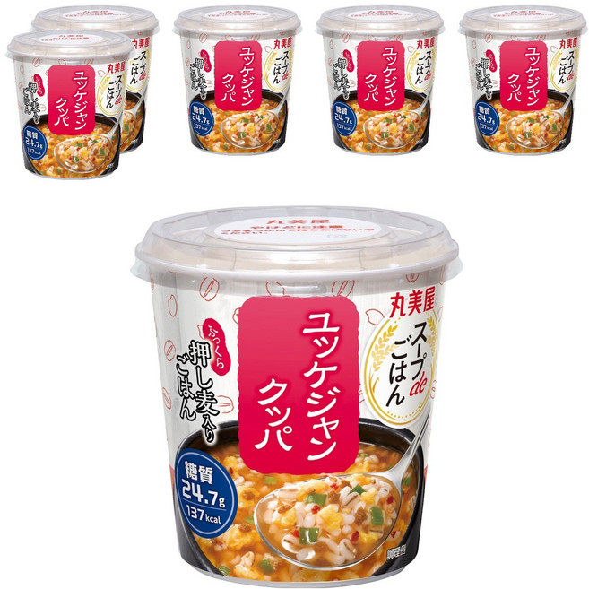 丸美屋 高康濃厚辣牛肉湯飯, 湯飯, 6個, 69.8g