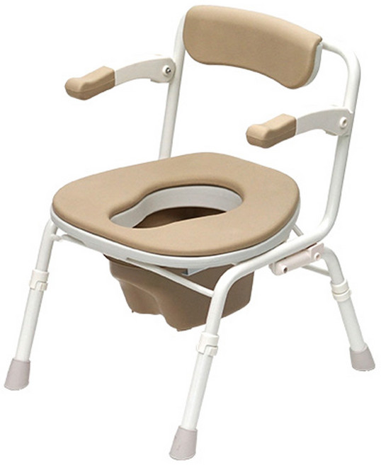 실버양품 접이식 이동식변기 환자 어르신 변기의자, 1개