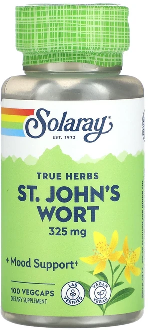 Solaray True Herbs 세인트존스워트 325mg 베지 캡슐 100정, SolarayTrueHerbs세인트존스워트325mg베지, 1개 - 쿠팡