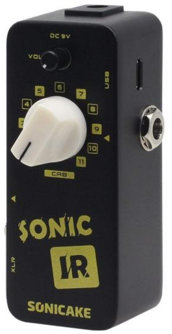 SONICAKE 멀티이펙터 소닉 IR 스피커 캐비닛 시뮬레이터 임펄스 응답 로더 기타 베이스 효과 페달 QSS12, 1개