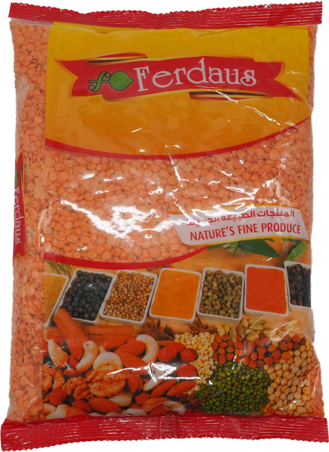 Ferdaus Masoor dal Red Split Lentils 레드 렌틸콩, 800g, 2개