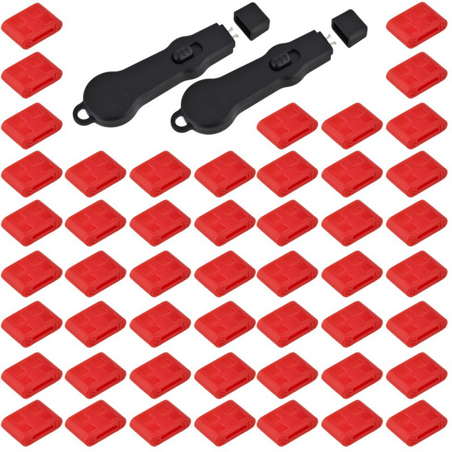 MAINE USB TYPE-C Pro 포트락 잠금장치 키2 잠금알50(레드) ctypel250rd