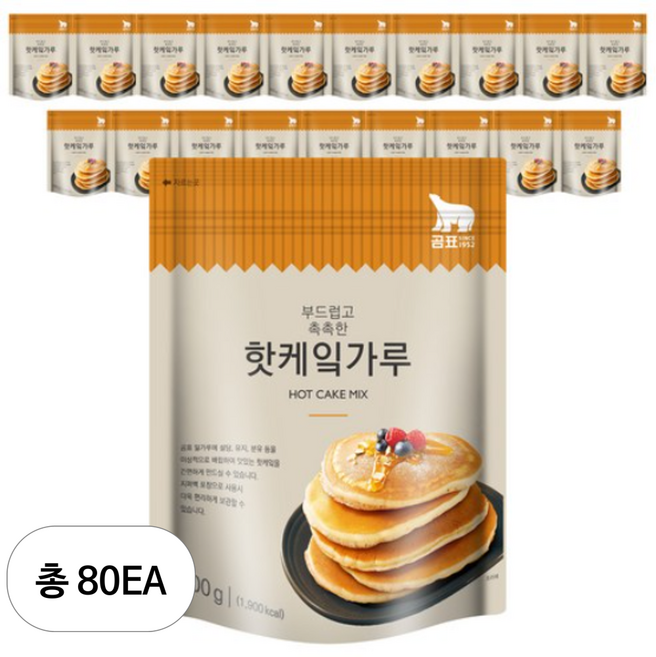 곰표 핫케잌 가루, 500g, 80개