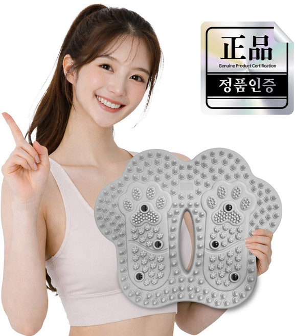 켈리앤스테판 에어 지압 스텝퍼 K100 말랑핏 프로 혈액순환자극 마사지, 뉴그레이