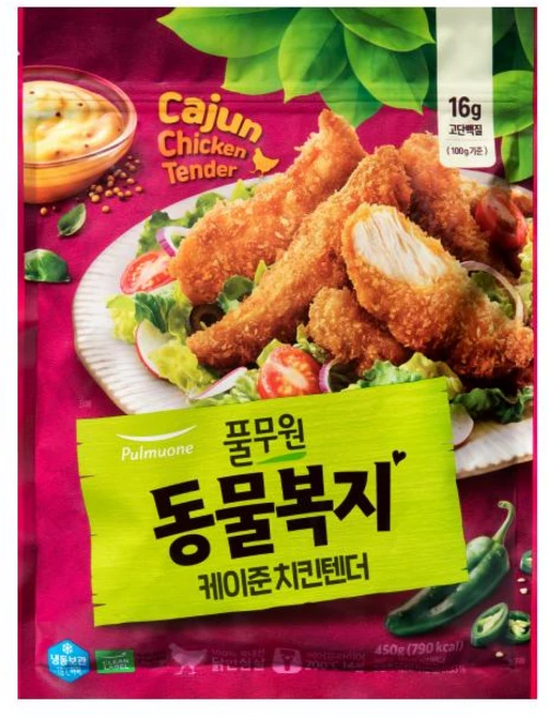 풀무원식품 동물복지 케이준치킨텐더, 1개, 450g - 쿠팡