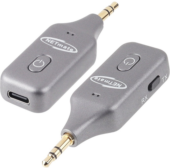 블루투스 리시버 송수신기 C타입 무선 페어링 오디오동글이 AUX 3.5mm 런닝머신 잭 스피커 차량용 TV자동차, 1개