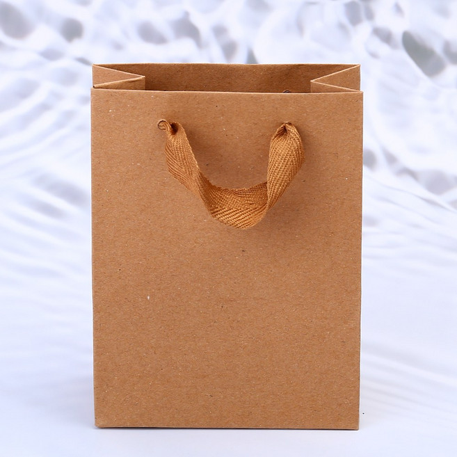 무지 종이쇼핑백 12X16cm 크라프트, 상세페이지 참조