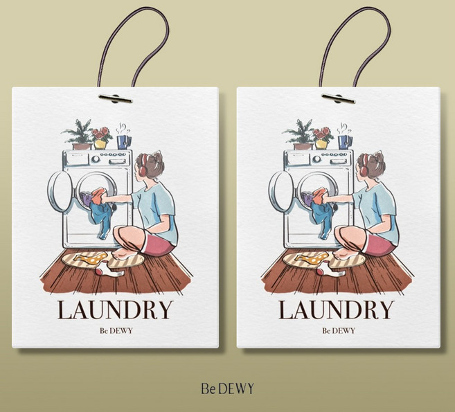 비듀이 퍼퓸 샤쉐 40g 실내 디퓨저 방향제 7종, 2개, 런더리(LAUNDRY) 40g