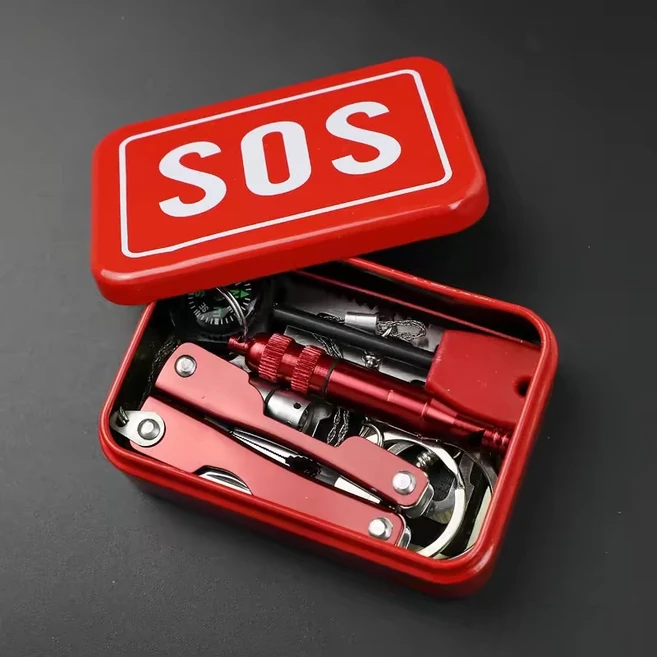 SOS 戶外多功能求生工具盒, 戶外多功能求生工具盒組, 1個