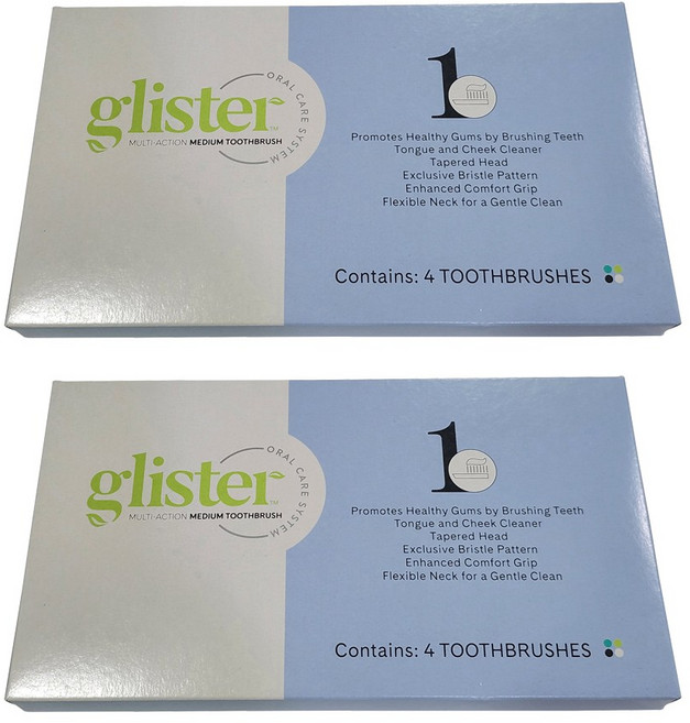 암웨이 글리스터 멀티액션 칫솔 레귤러, 4개입, 2개