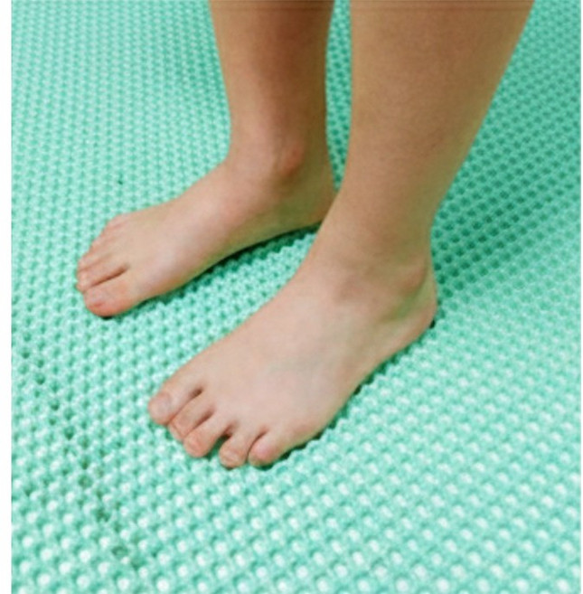 꿀벌매트 욕실 화장실 벌집 미끄럼방지 매트 논슬립 발판, 민트, 1개