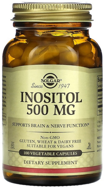 솔가 이노시톨 500mg 100캡슐 Inositol, 100정, 1개