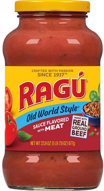 고기로 맛을 낸 라구 올드 완벽 45온스 이탈리안 집에서 소스 월드 식사에 스타일, 1개