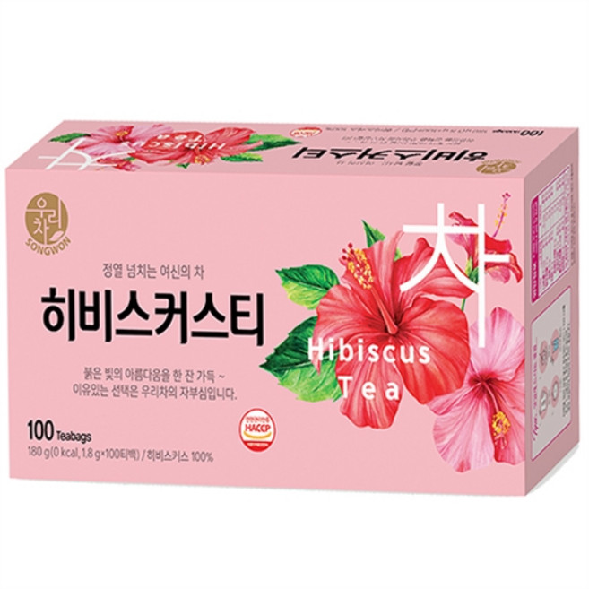송원 우리차히비스커스100T bok+775pu, 1.8g, 100