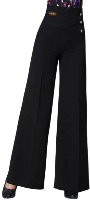 댄스복 바지 하이웨스트 싱글 버튼 라틴 댄스 팬츠 사교 댄스 와이드 팬츠 댄스 팬츠 뉴타임즈 G966X285