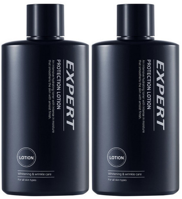 (설빅) 엑스퍼트 프로텍션 남성 로션 200ml (1+1) / 대용량 남자 화장품 미백 주름 기능성, 2개