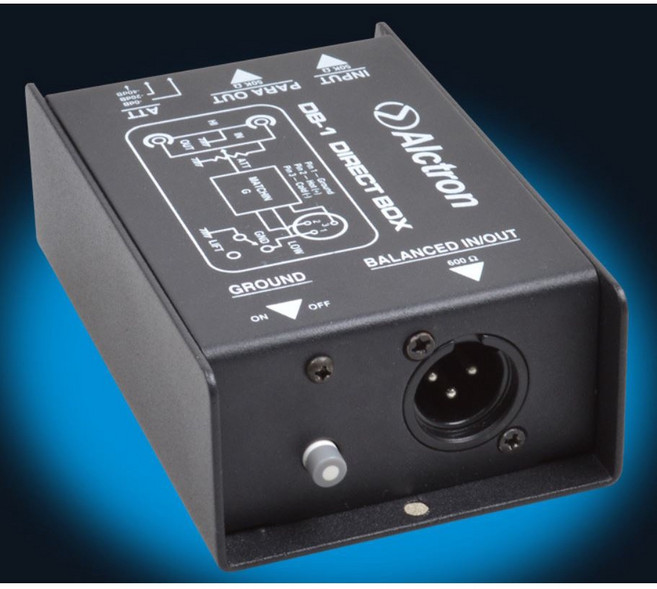 Alctron 愛克創 DB-1 單聲道 被動式 DI BOX 阻抗器 平衡訊號轉換器, 1個