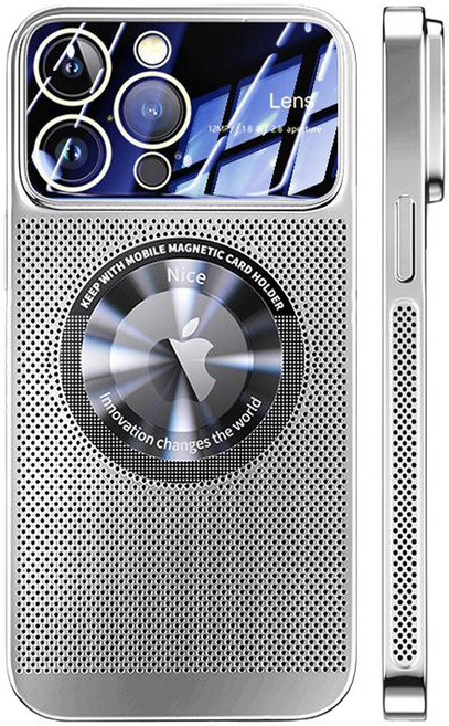 럭스폰 애플 아이폰 맥세이프 메쉬 쿨링 티타늄 방열 케이스