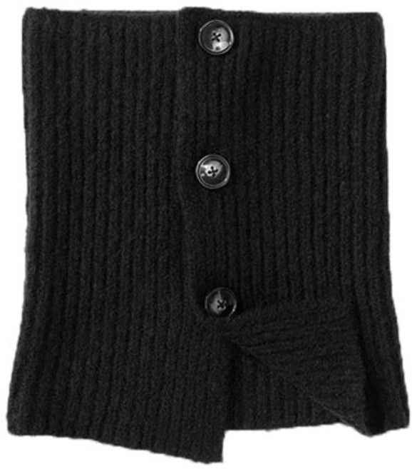 tw 하이칼라 단추넥워머