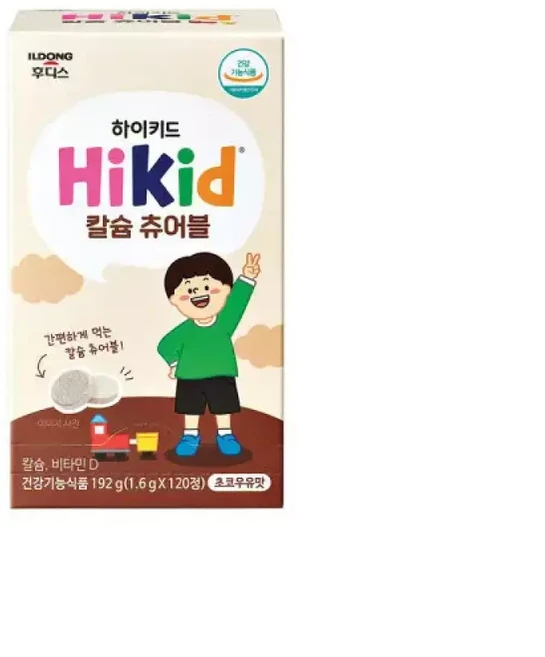 하이키드 칼슘 츄어블 초코우유맛 120정 3개, 1개