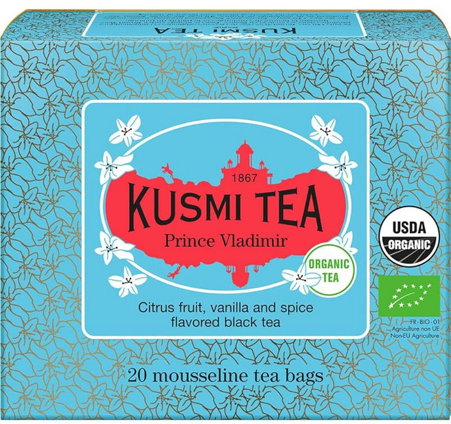 쿠스미타 쿠스미티 프린스 울라디밀 2.0gx20티백_낱개 포장 없음_ _ 유기JAS인증 홍차 _정규 수입품_, 1g, 1개, 1개입