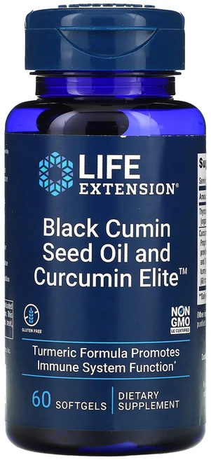 Life Extension 블랙 커민 씨오일 및 Curcumin Elite 소프트젤 60정, LifeExtension블랙커민씨오일및CurcuminE, 1개 - 쿠팡