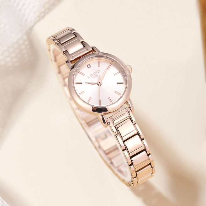 르끌라 라피네 여자 여성 메탈 손목 시계