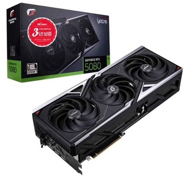 [Colorful] iGame 지포스 RTX 5080 Vulcan OC D7 16GB 피씨디렉트, Colorful iGame 지포스 RTX 5080