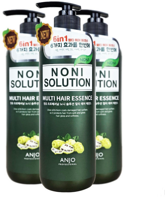 앙쥬 프로페셔날 노니 솔루션 멀티 헤어 에센스, 1개, 500ml