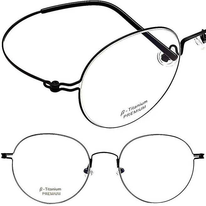 EYES ONE 국산 베타 티타늄 안경테 초경량 가벼운 편안한 남자 여자 안경