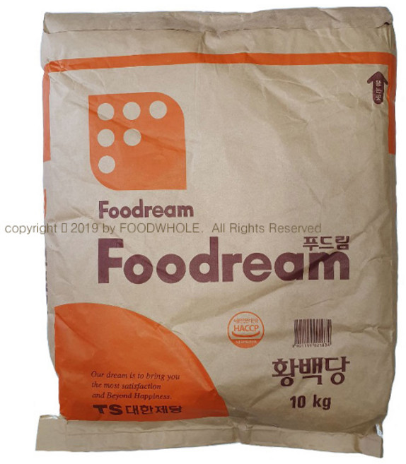 [푸드홀마켓] 푸드림 하얀(갈색)설탕 매실청/수제청담그기, 1개, 10kg