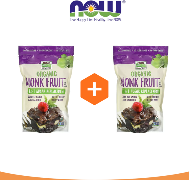 1+1 나우푸드 Monk Fruit 대체 설탕 454g 몽크 프루트 나한과 에리스리톨